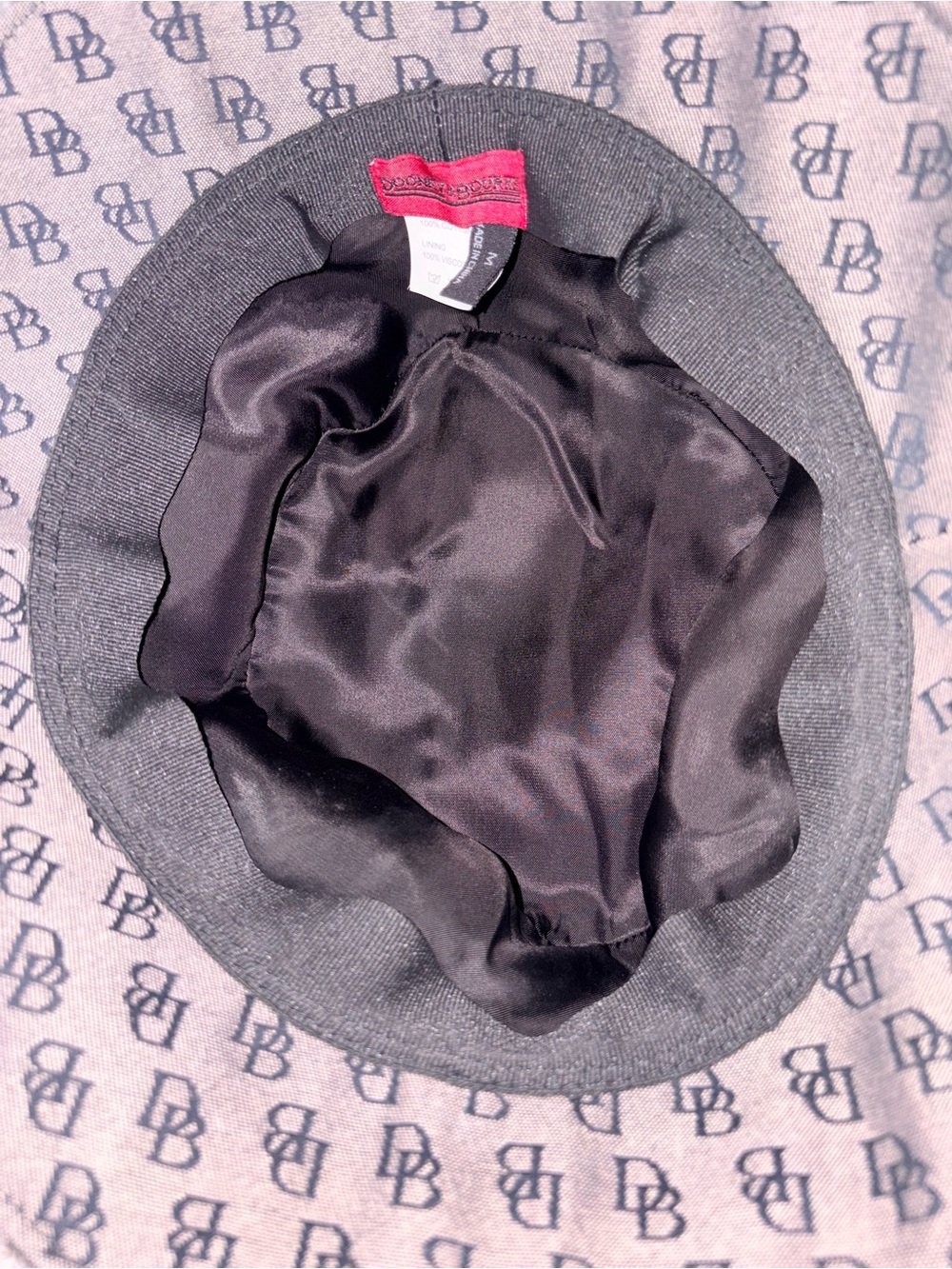 Dooney & Bourke Grey/Navy Bucket Hat - Picture 3 of 4